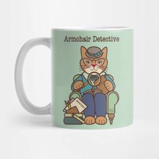 Armchair Detective Woman Mug